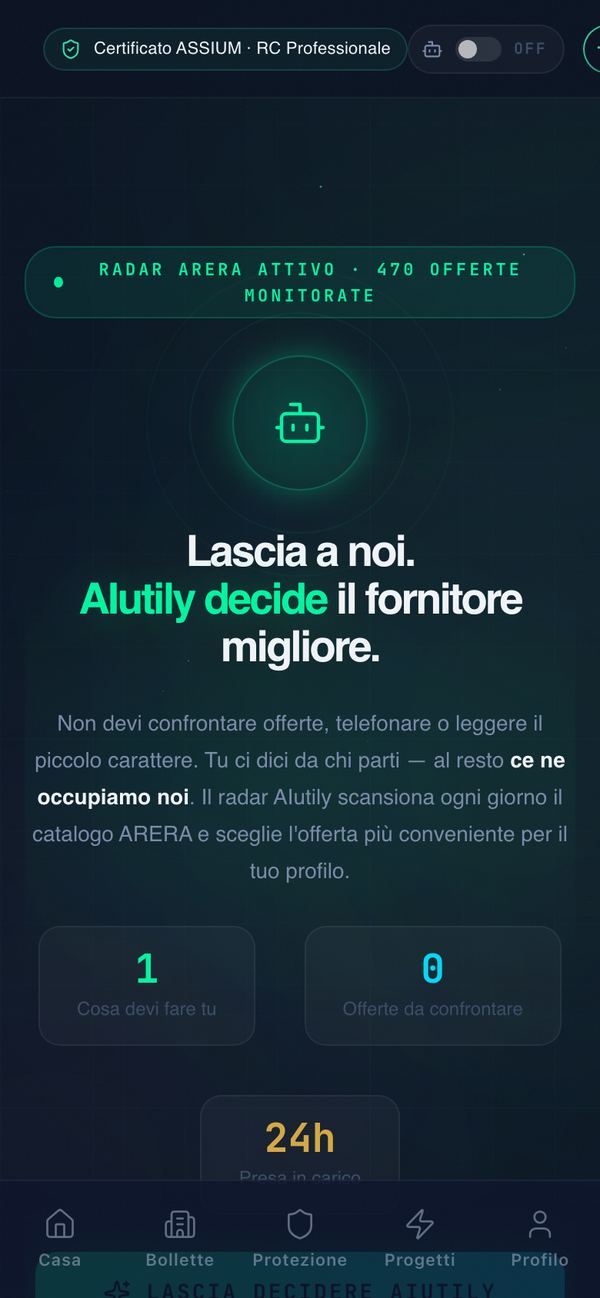 La proposta di cambio fornitore